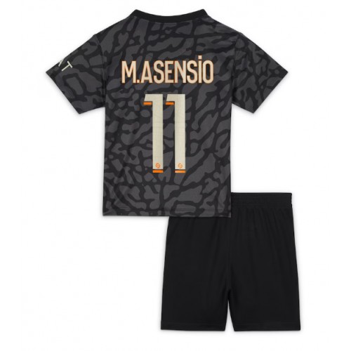 Maillot de foot Paris Saint-Germain Marco Asensio #11 Troisième enfant 2023-24 Manches Courte (+ pantalon court)